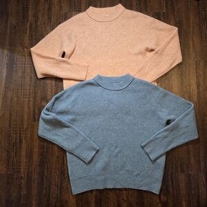 American Eagle Outfitters Blue Knit Sweater Bundle Size Small